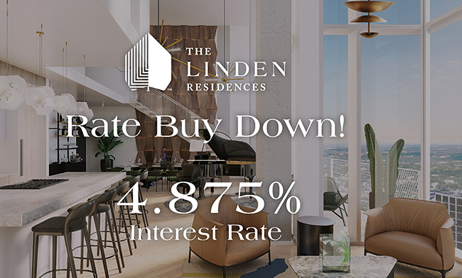 Linden Residences Update: Rate Buy Down! 4.875%